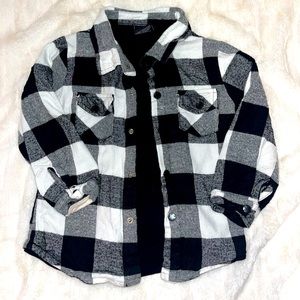 Little bipsy oversized flannel